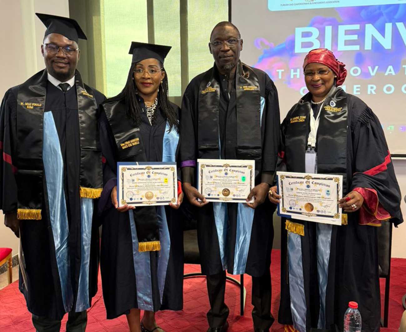 Titu's students in Cameroon