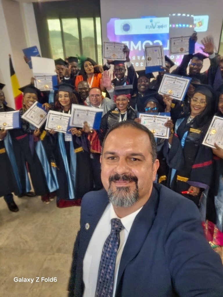 Titu's students in Cameroon